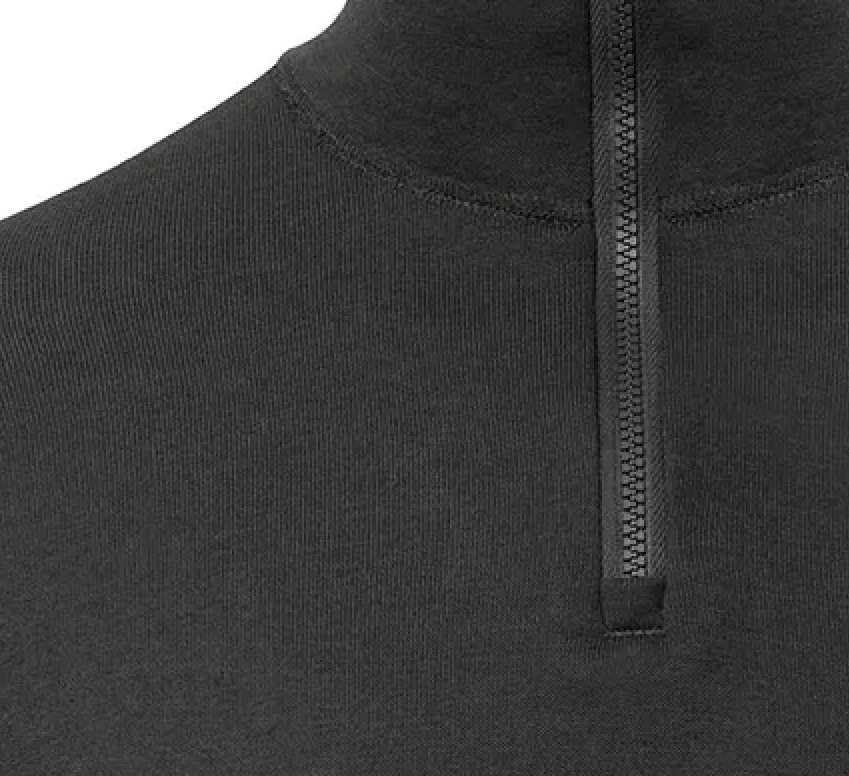 Inzoomning på Aclima Wool Terry Polo, texturen på tyget syns tydligt