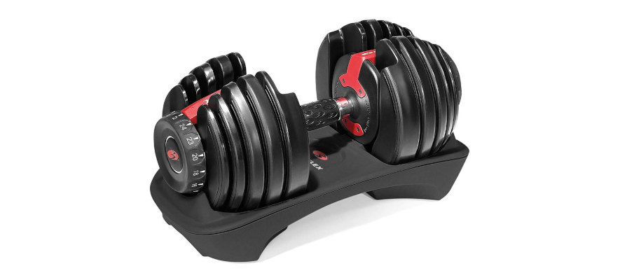 Bowflex ställbara hantel