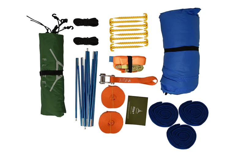 Alla delar som behövs för trädtältning, Flite Tentsile